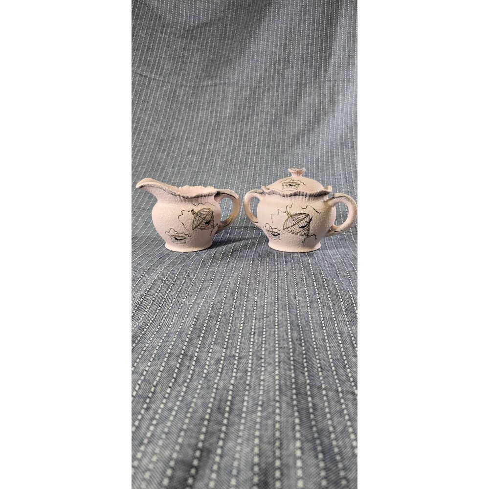 Vintage Ardalt Lenwile China Creamer & Sugar Bowl